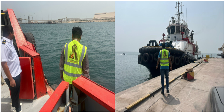 التأهيل والاشراف البيئي على أنشطة شركة ساحل الشرق لخدمات الموانئ