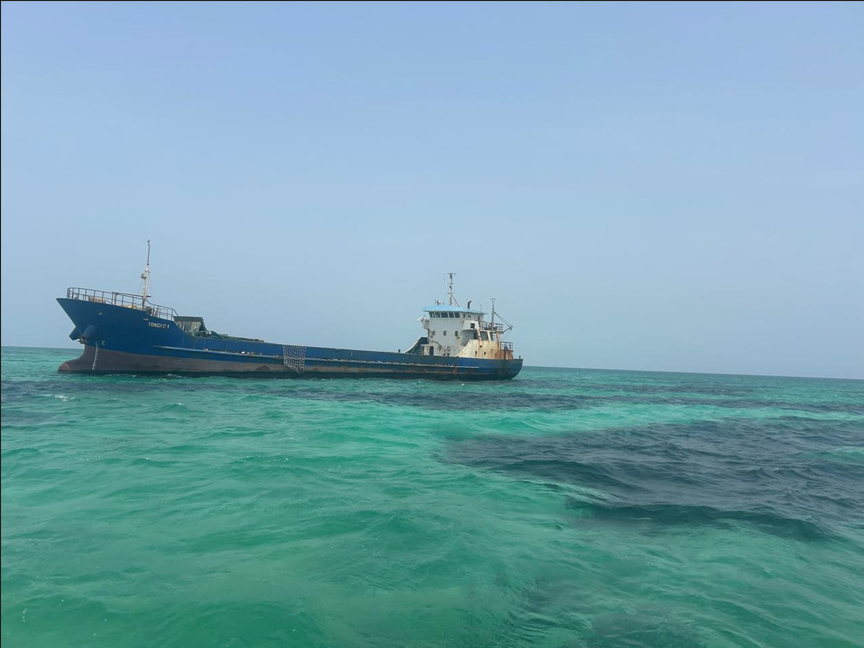 تقرير حالة السفن الجانحة والغارقة في شواطئ فرسان